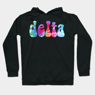 Tie Dye Delta Hoodie